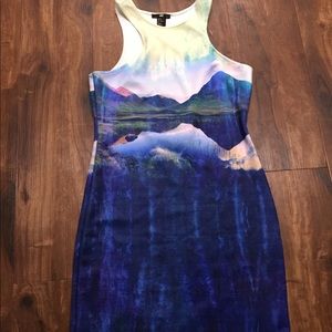 H&M landscape dress size medium
